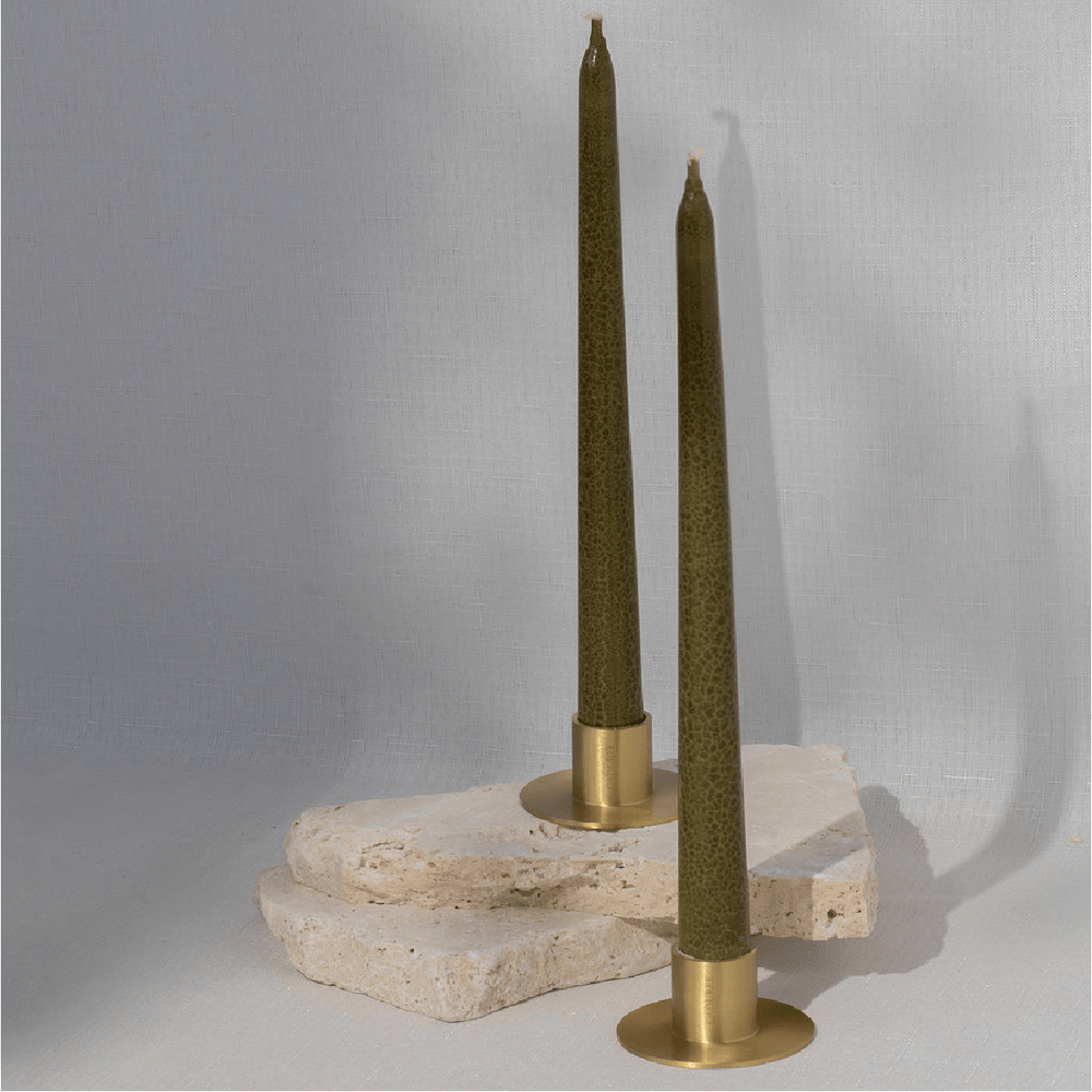 
                      
                        Classic Tapered Candle - Olive Green
                      
                    