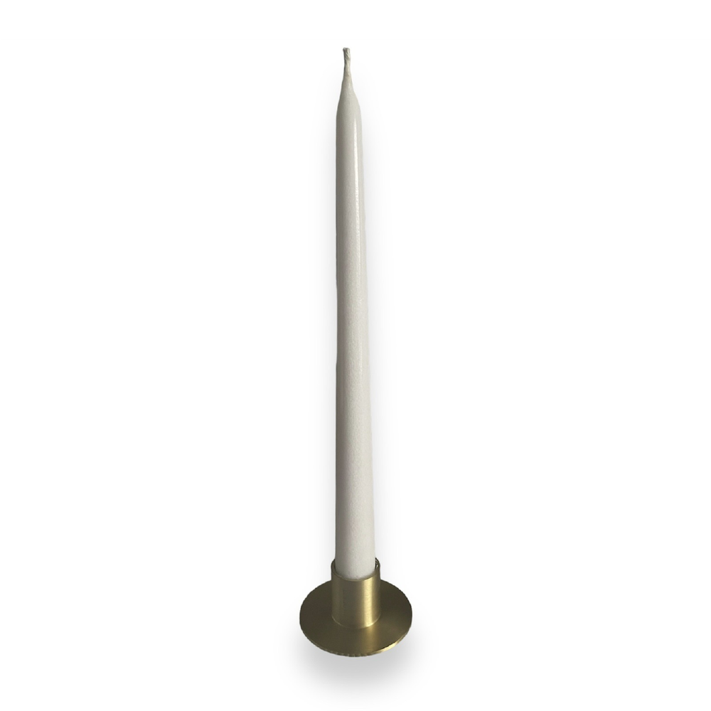 Classic Tapered Candle - Natural, White