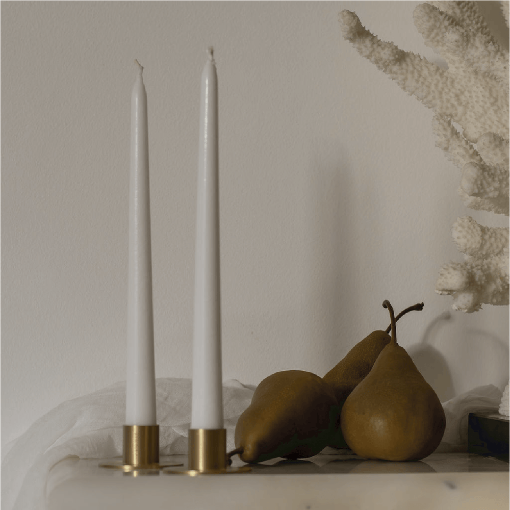 
                      
                        Classic Tapered Candle - Natural, White
                      
                    