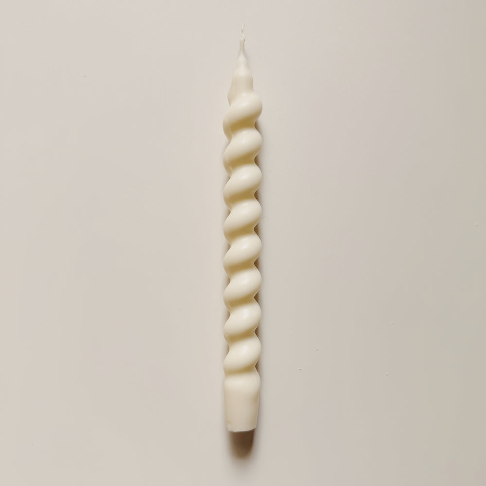 
                  
                    Swirls Tapered Candles -  21cm, Natural, White
                  
                