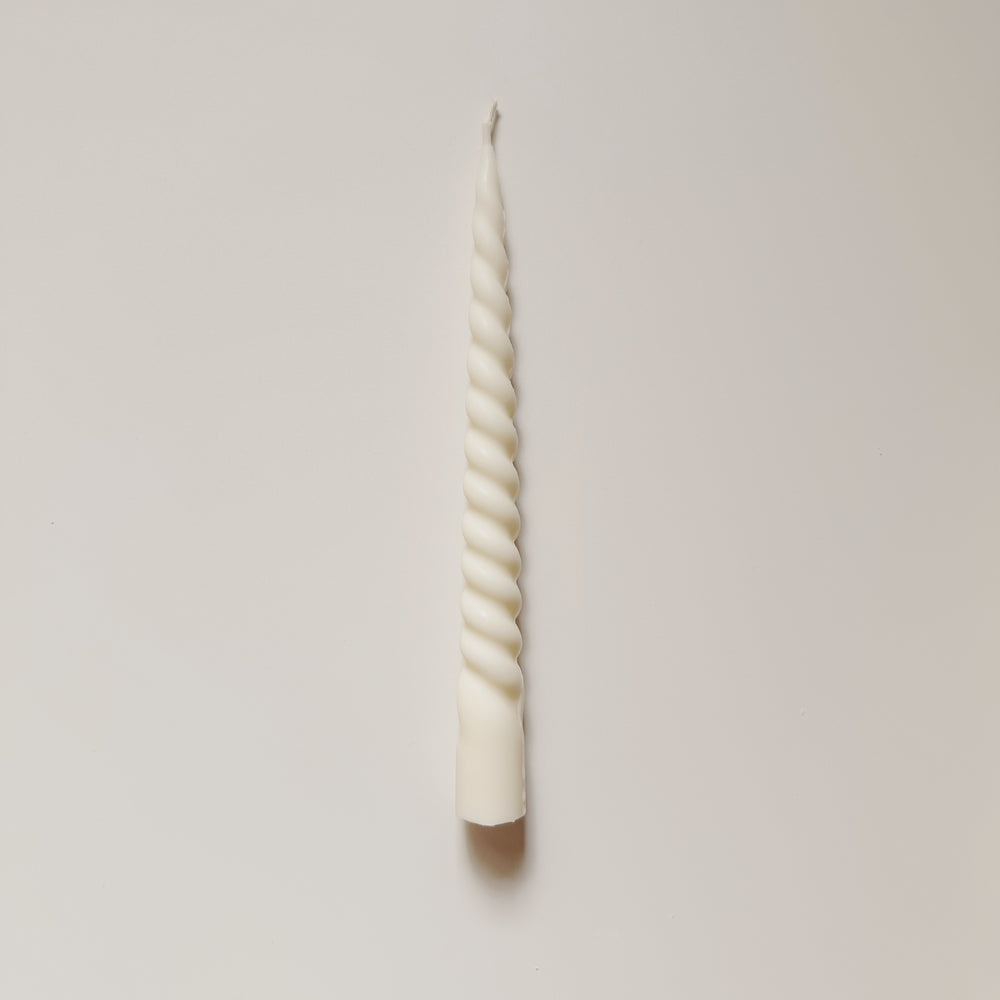 
                  
                    Swirls Tapered Candles -  21cm, Natural, White
                  
                